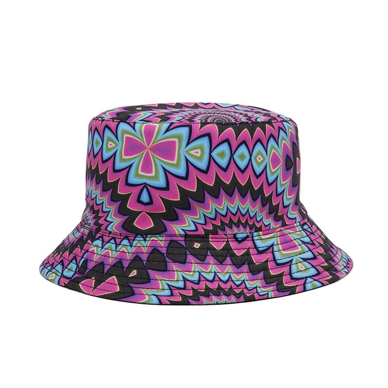 Psycho Geometry Bucket Hat