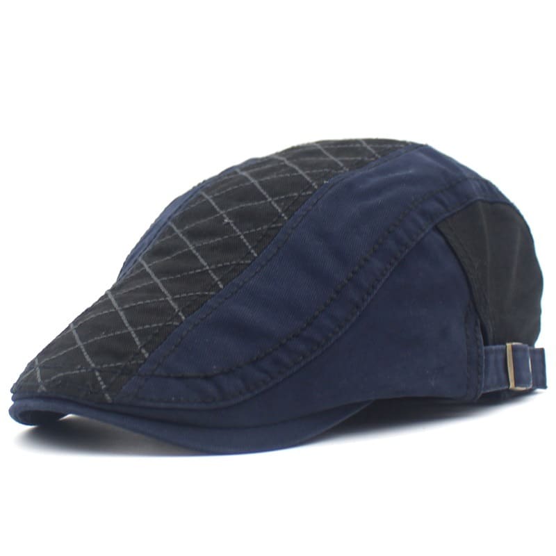 Rhombuses Patchwork Flat Cap