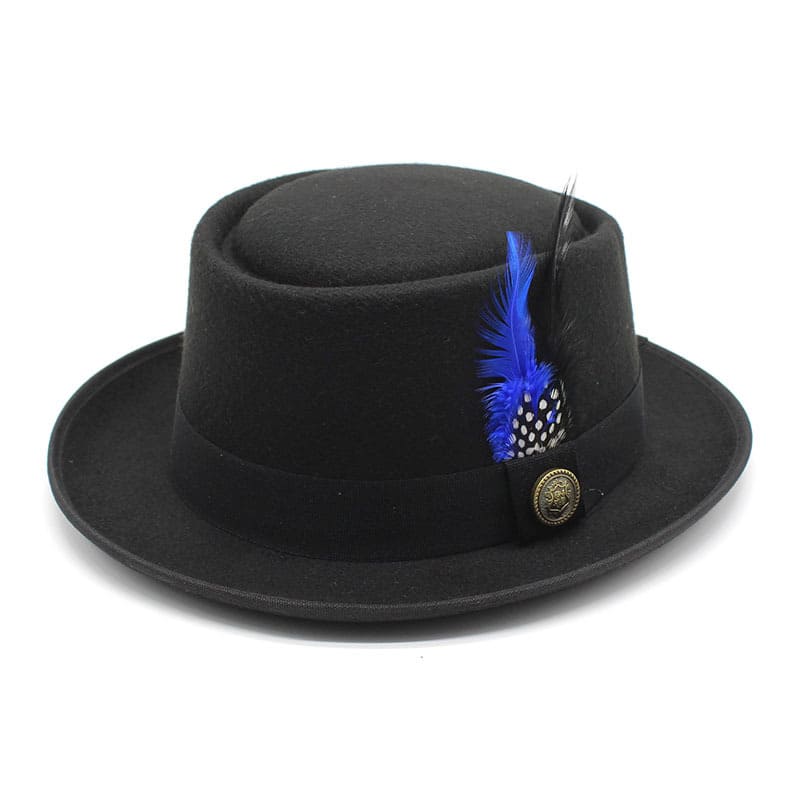 Rimini Feathers Porkpie Hat