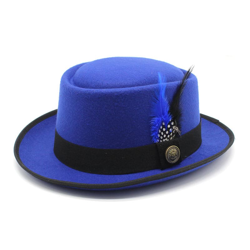 Rimini Feathers Porkpie Hat