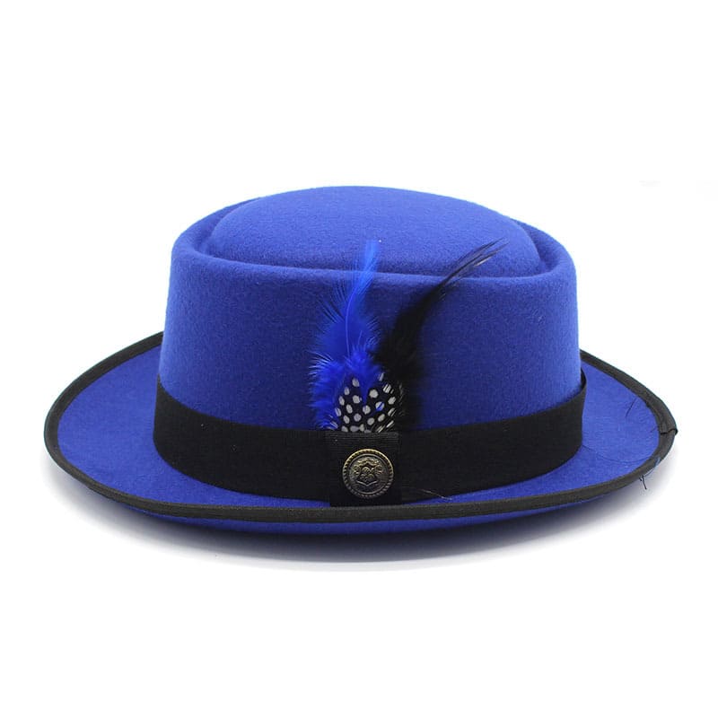 Rimini Feathers Porkpie Hat