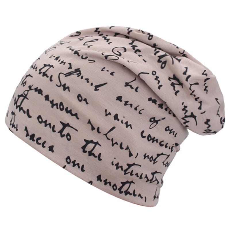 Rochelle Letters Cotton Beanie