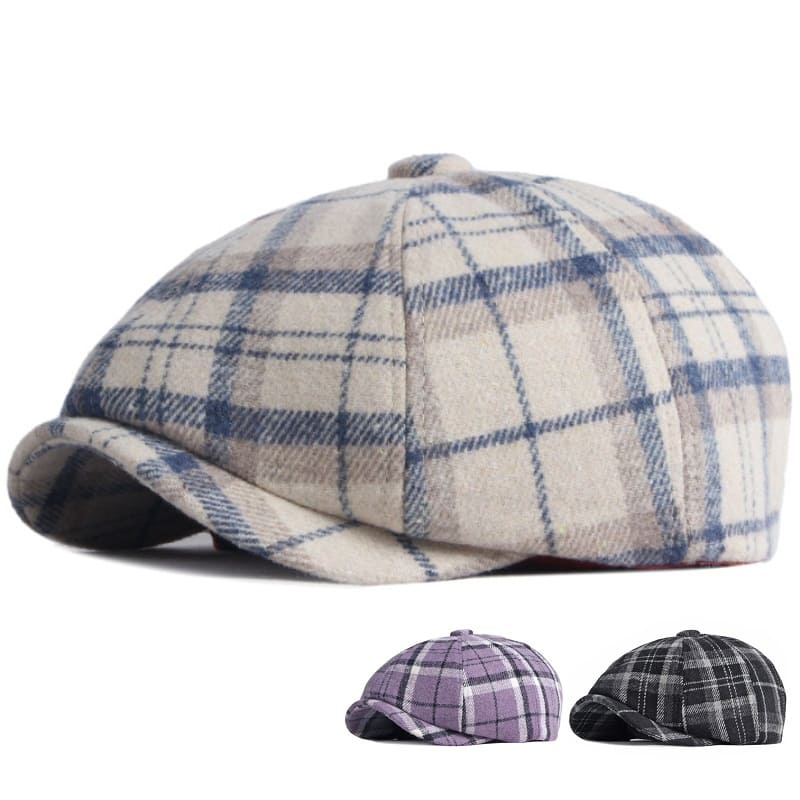 Men-plaid-newsie-8-panels-bakerboy-paperboy-cabbie-hat