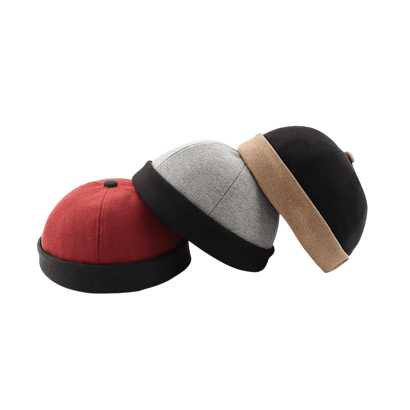brimless-hat-plain-classic-cotton-adjustable