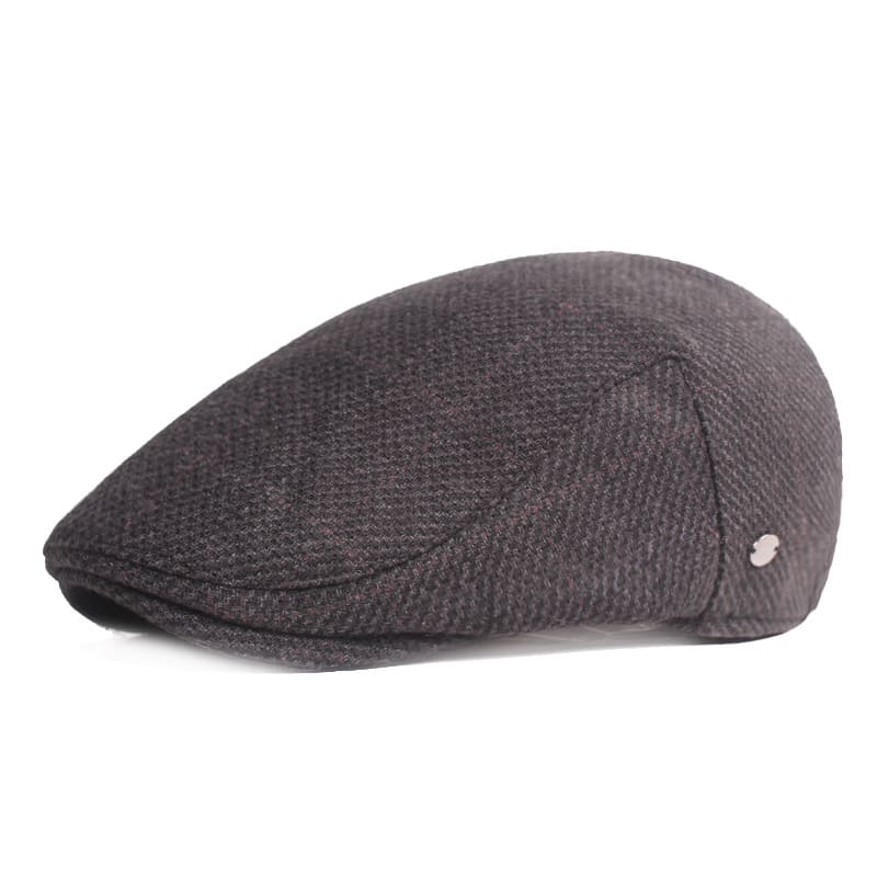 Sawston Plaid Cotton Flat Cap