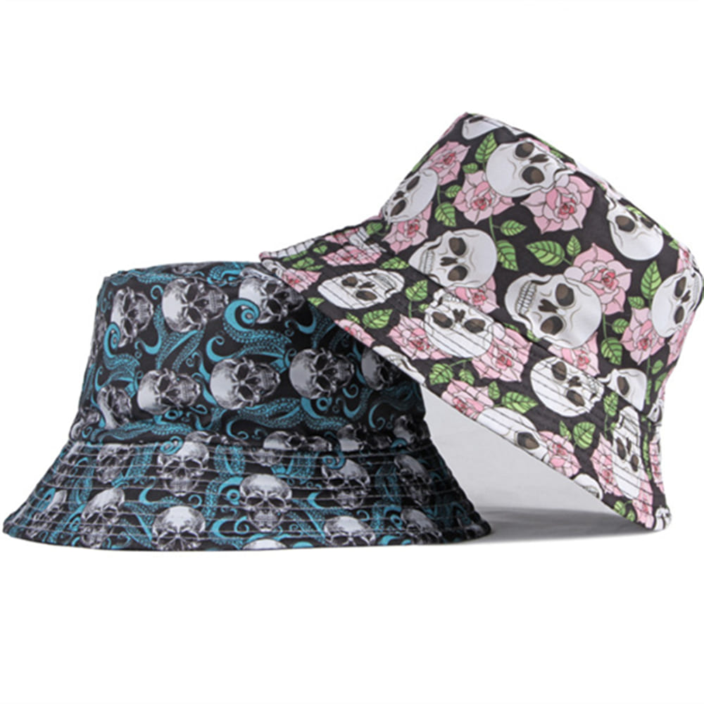 fisherman-hat-skeeleton-roses-floral