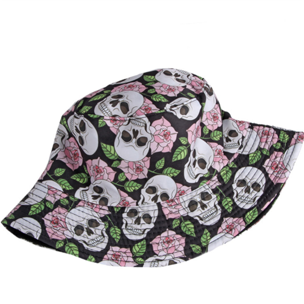 fisherman-hat-skeeleton-roses-floral