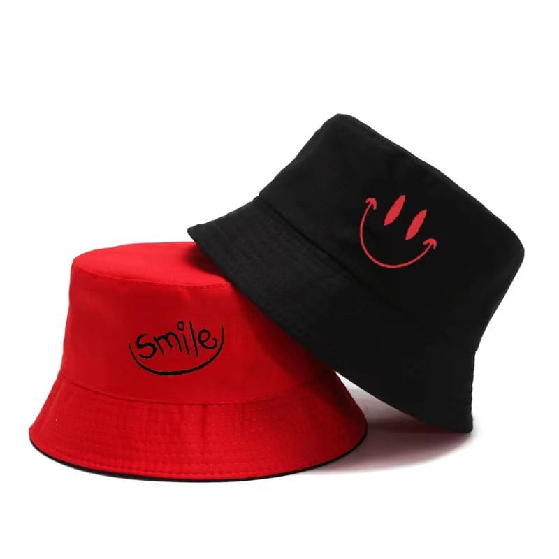 Smile Reversible Bucket Hat