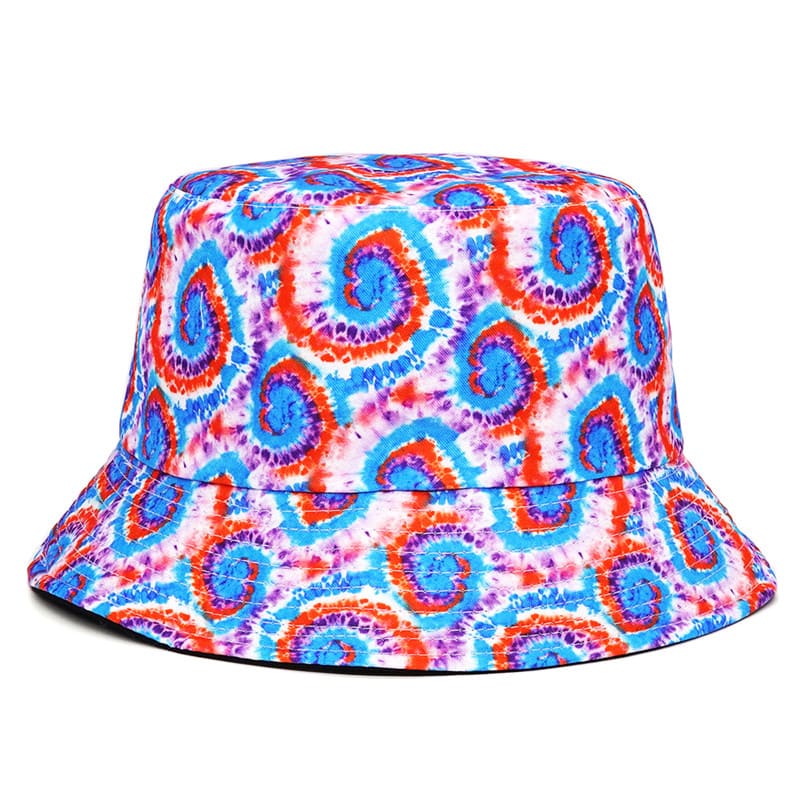 Spirals Tie-Dye Bucket Hat