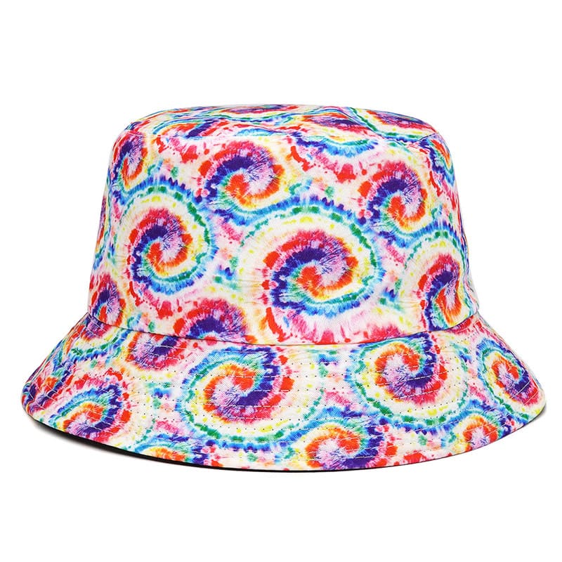 Spirals Tie-Dye Bucket Hat