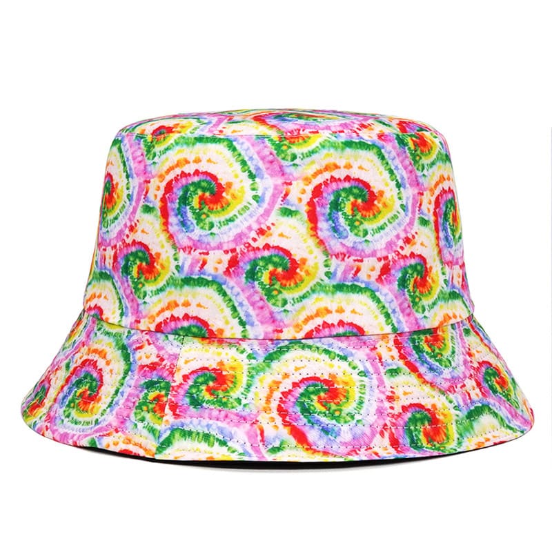 Spirals Tie-Dye Bucket Hat