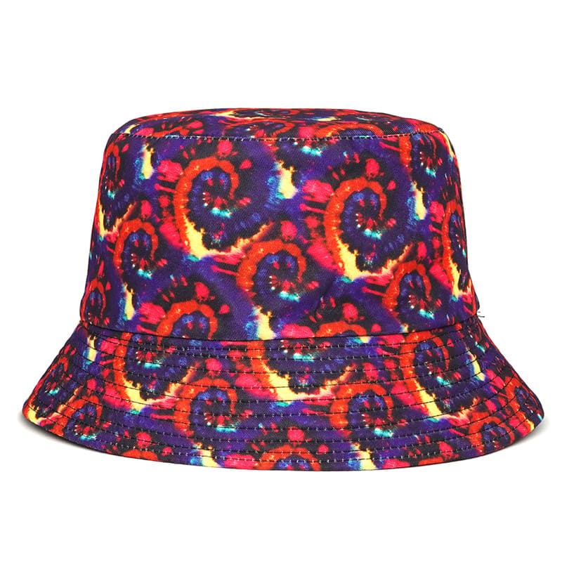 Spirals Tie-Dye Bucket Hat