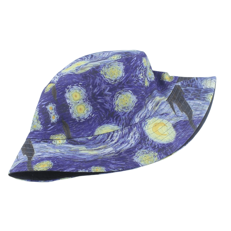 Starry Night Van Gogh Reversible Bucket Hat