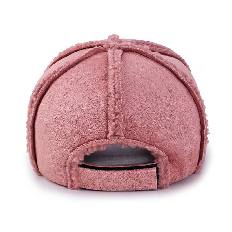 Suede Fleece Baseball Cap