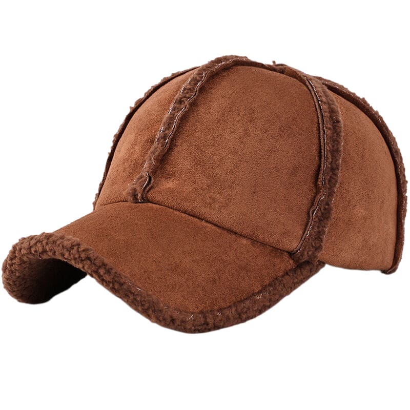 Suede Fleece Baseball Cap