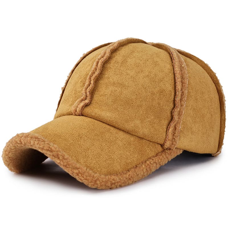 Suede Fleece Baseball Cap