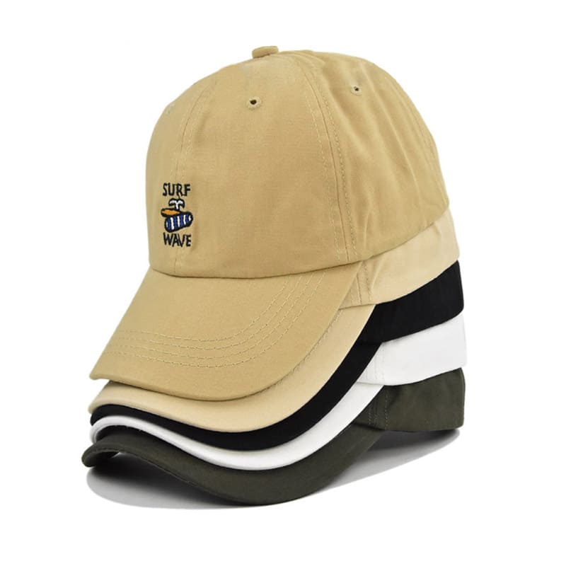 Surf Wave Cotton Baseball Cap