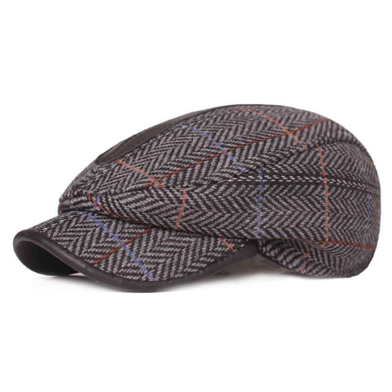 ivy-gatsby-cabbie-paddy-hat-ghelter-vintage-men-women-plaid-leather-herringbone