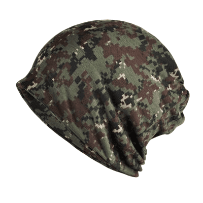 Taylor Pixels Camouflage Snood Beanie