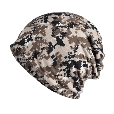 Taylor Pixels Camouflage Snood Beanie