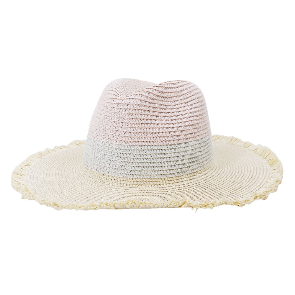 Tropicana Sun Straw Fedora Hat