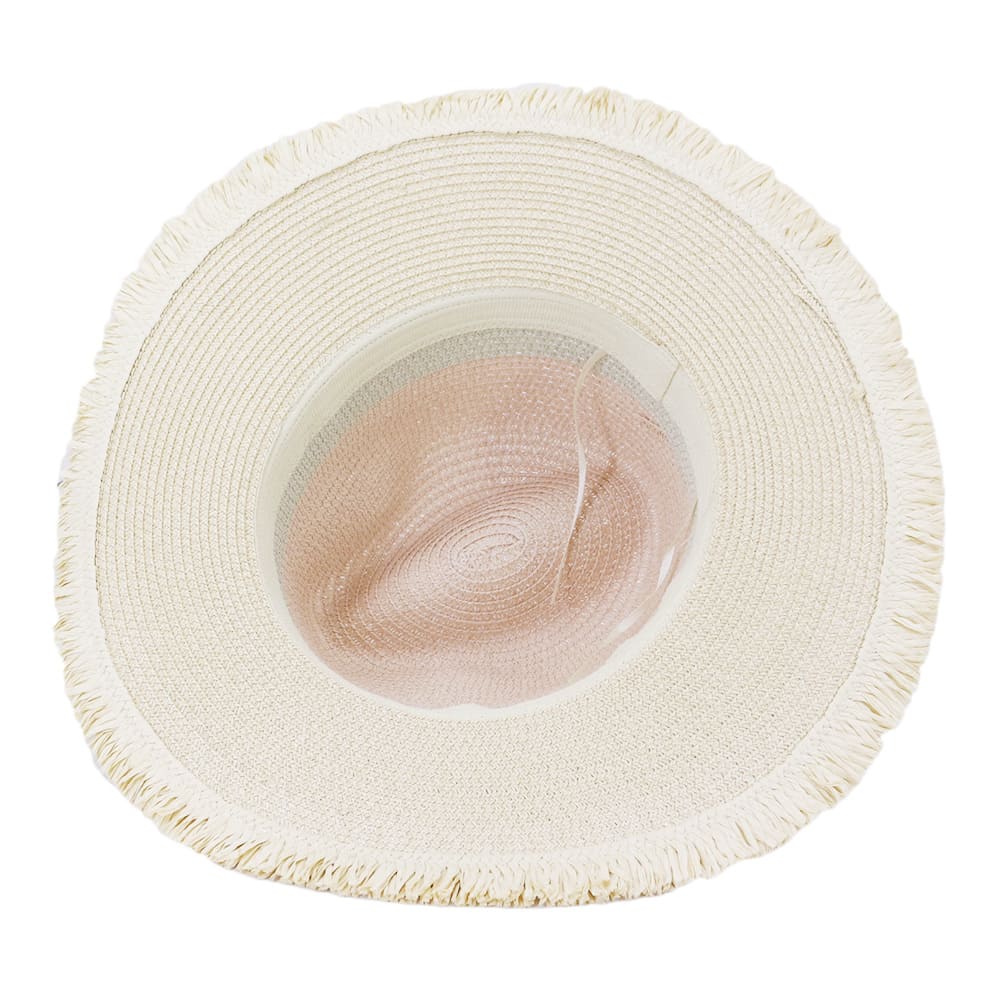 Tropicana Sun Straw Fedora Hat