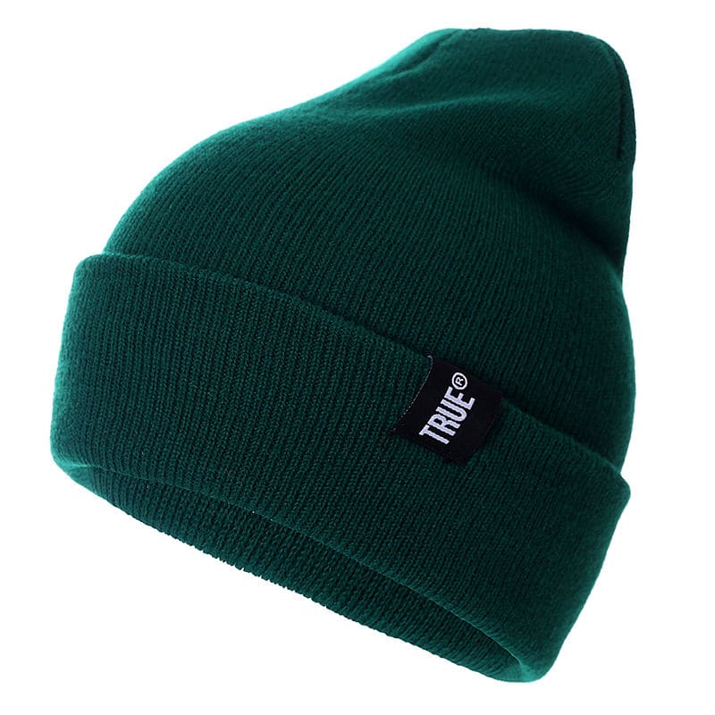 True Winter Plain Cotton Beanie