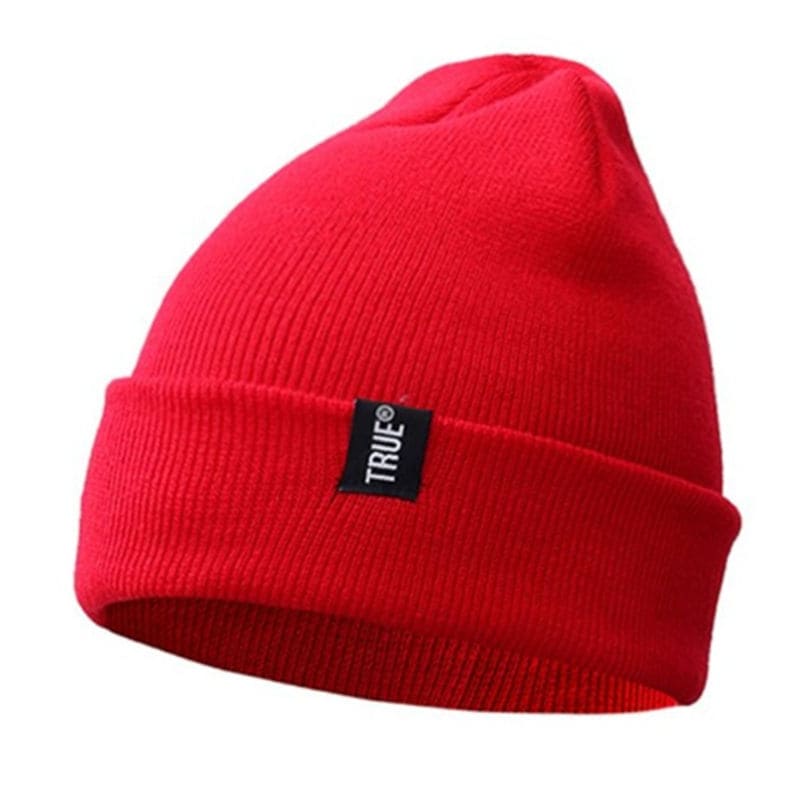 True Winter Plain Cotton Beanie