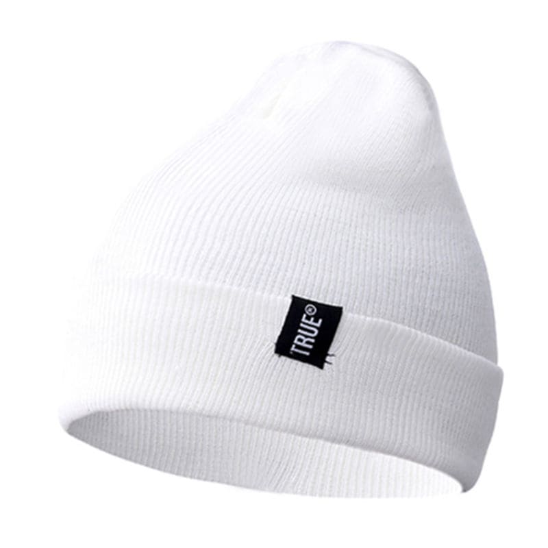 True Winter Plain Cotton Beanie