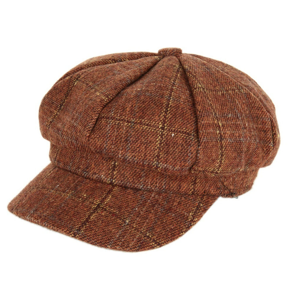 women-vintage-tartan-newsie-bakerboy-paperboy-cabbie-hat