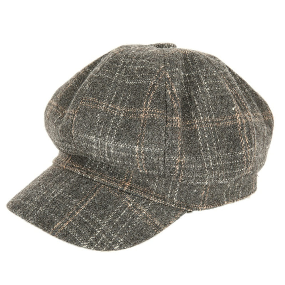 women-vintage-tartan-newsie-bakerboy-paperboy-cabbie-hat