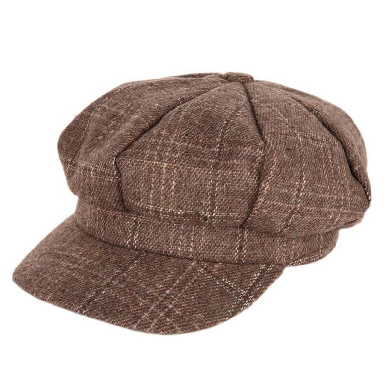 women-vintage-tartan-newsie-bakerboy-paperboy-cabbie-hat