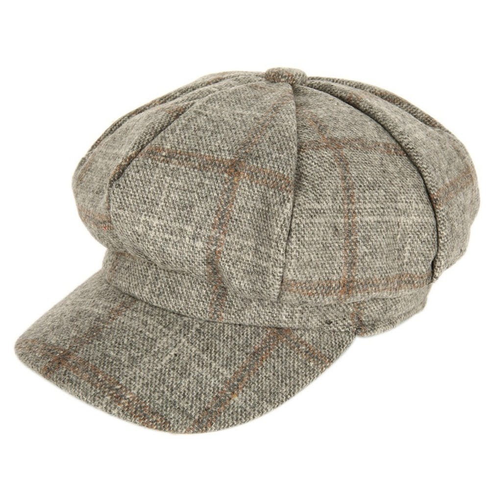 women-vintage-tartan-newsie-bakerboy-paperboy-cabbie-hat