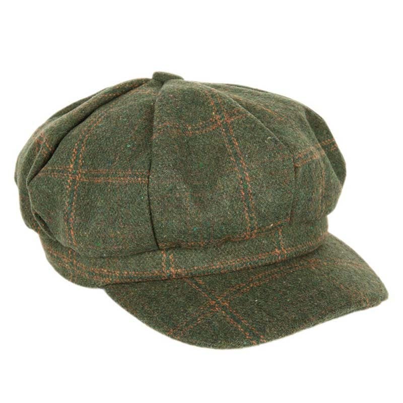 women-vintage-tartan-newsie-bakerboy-paperboy-cabbie-hat