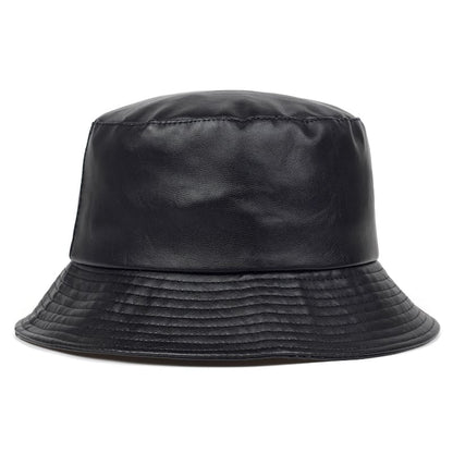 Waterproof Leather Bucket Hat