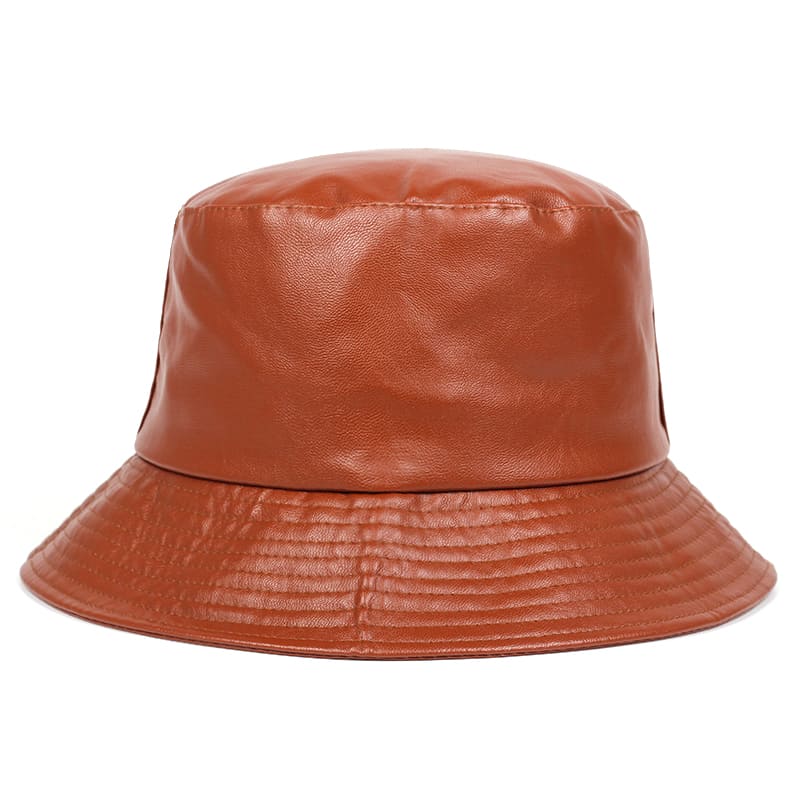 Waterproof Leather Bucket Hat