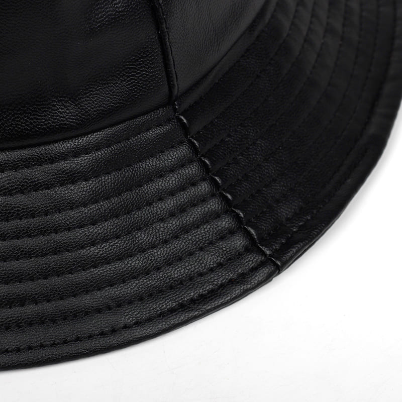 Waterproof Leather Bucket Hat