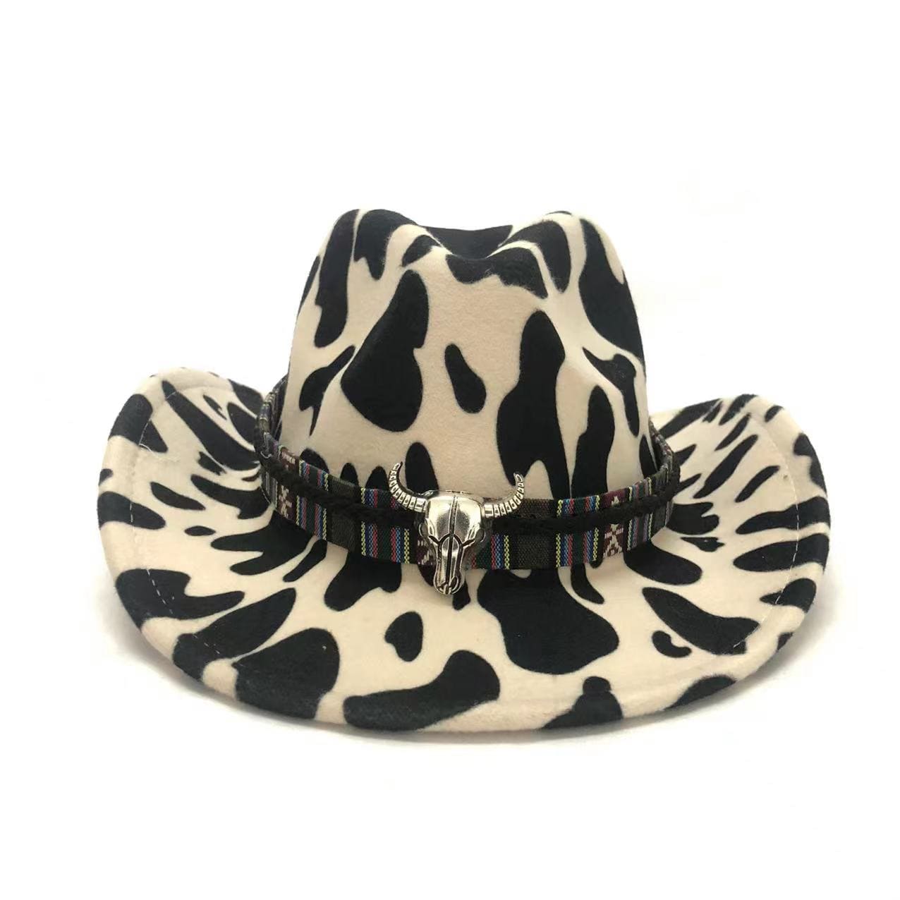 Western Cow Pattern Cowboy Hat