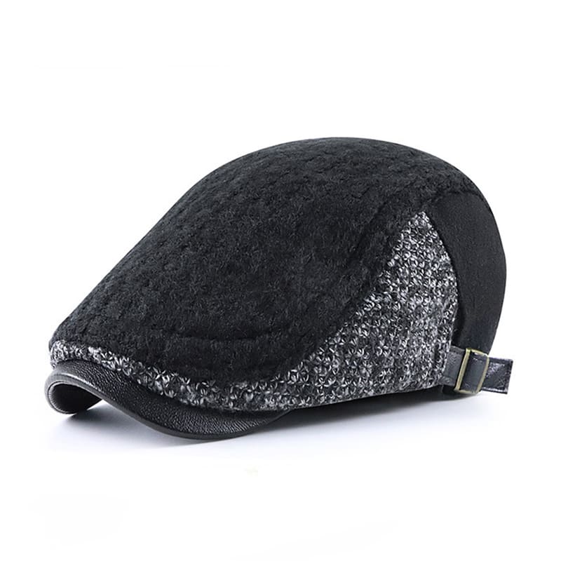 Winnipeg Winter Patchwork Cotton Flat Cap