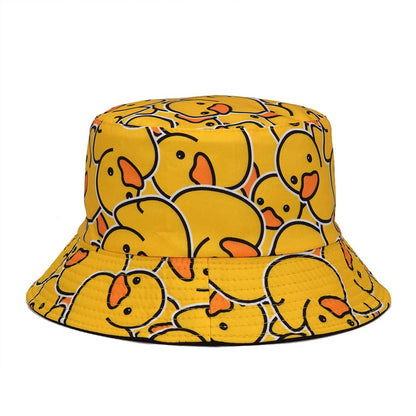 Yellow Duck Reversible Bucket Hat