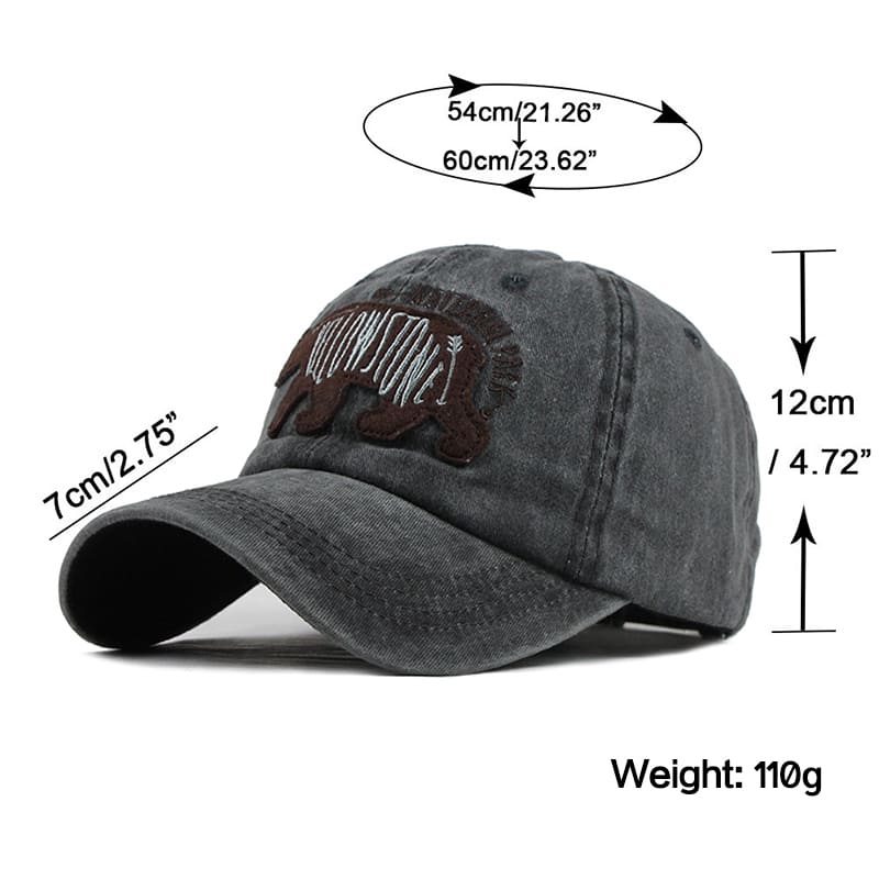 Yellowstone Park Baseball Cap