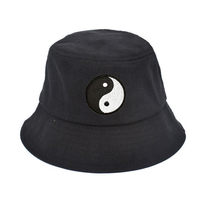 Yin Yang Cotton Bucket Hat